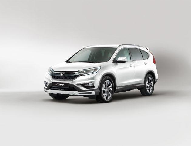 RENDELHETŐ SZÍNEK A CR-V Lifestyle Plus négy vonzó színben érhető el: CRYSTAL BLACK PEARL POLISHED METAL METALLIC PASSION RED PEARL WHITE ORCHID PEARL A Honda fenntartja magának a jogot, hogy