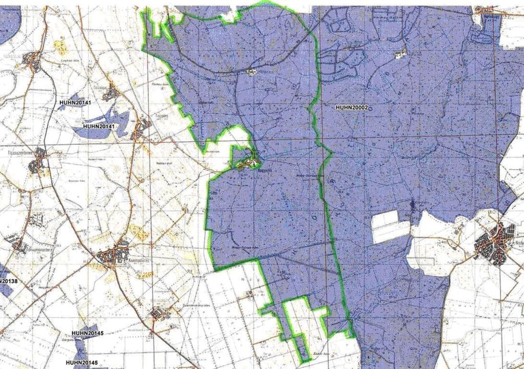 149 HORTOBÁGY HUHN 22 A természet- megőrzési terület Felügyelőségünk illetékességi területét Karcag, Kunmadaras, Nagyiván,