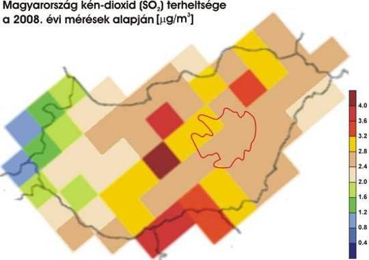 25 Az egész országot tekintve az EMEP (European Monitoring and Evaluation Programme)