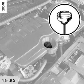 Motorolajcsere 1 1 2 Gyakoriság: kövesse a Jótállás és karbantartás c. füzet utasításait.