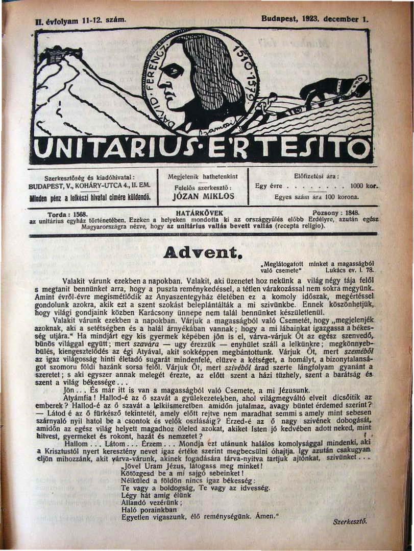 S-kePt&q: a lriadólli.atll, 8UDAPI!ST, V~ koháry-utca4 ~ IL EM. rr ',1IIW11m11l c" 'r1 klyeldi. ba,l>elcak;n',.,... :;;' kn&tő, Medtl~ l k JÓZAN MI KLOS En h.