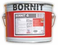 Bornit S bitumenes sűrű bevonóanyag Bornit H bitumenes híg bevonóanyag Faszerkezeti