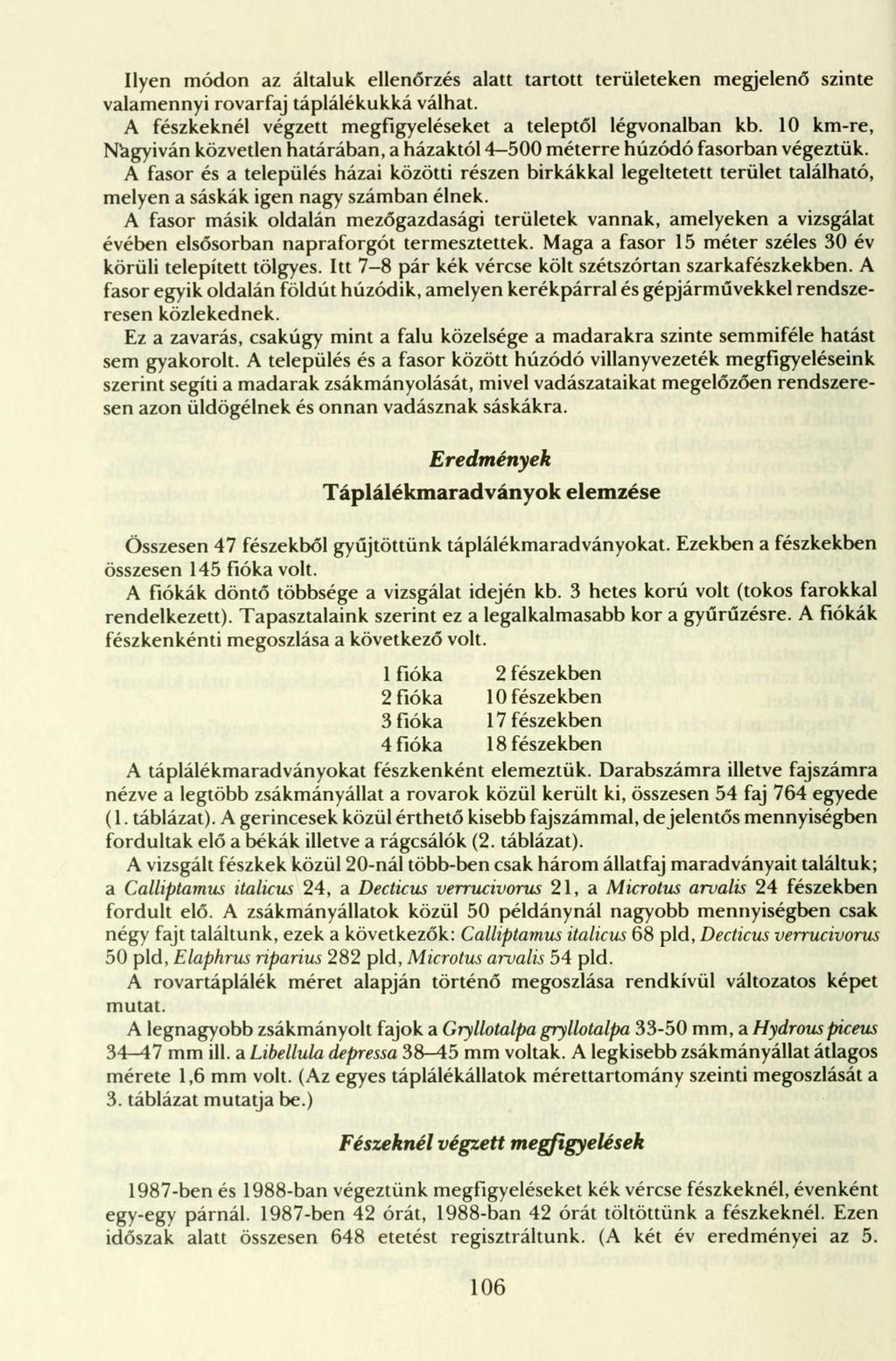 Ilyen módon az általuk ellenőrzés alatt tartott területeken megjelenő szinte valamennyi rovarfaj táplálékukká válhat. A fészkeknél végzett megfigyeléseket a teleptől légvonalban kb.