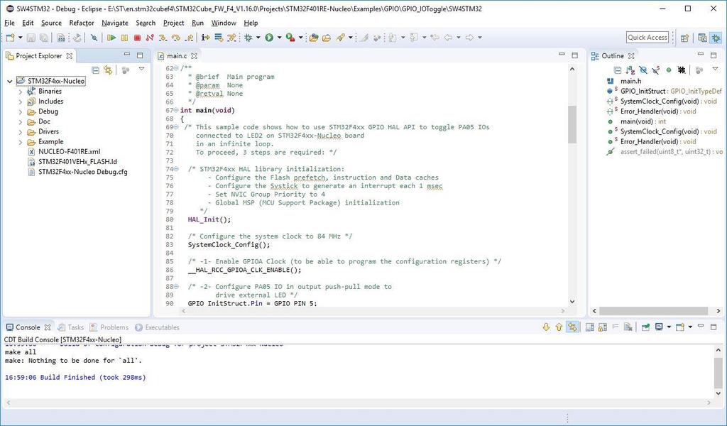 STM32 System Workbench Ingyenes szoftver fejlesztési