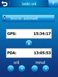 un indicator galben care clipeşte încet înseamnă că nu există conexiune cu receptorul GPS dar HP ipaq Trip Guide încearcă să se conecteze, un indicator verde care clipeşte rapid înseamnă că există