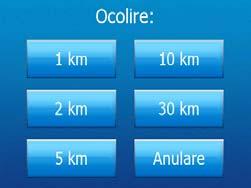 Recalculare Această funcţie repetă calcularea traseului pe baza setărilor utilizate pentru calculul anterior.