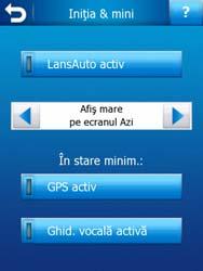 Iniţializare şi minimizare Aici puteţi seta modul în care programul HP ipaq Trip Guide ar trebui să funcţioneze dacă este minimizat şi cum ar trebui să se integreze în sistemul de operare.