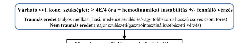 Kezelési stratégia súlyosan vérző betegeknél Tánczos K et al Intensive