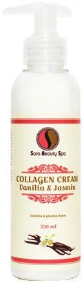 500 ml 1490 Ft Collagen Cream Vanilia & Jasmine SBS166 1000 ml 2300 Ft Kollagén krém vaníliával és jázminnal Tápláló és egyben hidratáló masszázskrém kéz- és lábápoláshoz, testkezelésekhez.