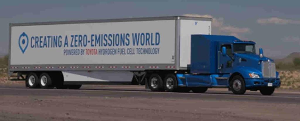 szennyvíztisztítóból származik -Toyota (Long Beach) logisztikai központ 100% megújuló alapú villany és hőellátása hidrogén a meglévő H2