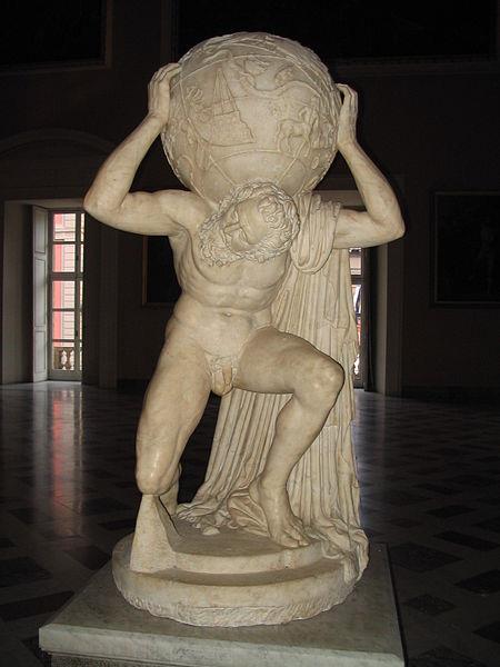 Hipparkhosz készített egy éggömböt is, ami nem maradt fent Farnese Atlasz: egy görög szobor márvány másolata az i.sz. 2. századból Néha (pl.