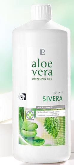 segítségével: az Sivera ivógél háromszorosan hat: aloe vera