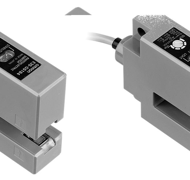 OMRON SENZORI FOTOELECTRICI E3S-GS E3S-GS Senzori fotoelectrici în formã de furcã, cu amplificator încorporat Timp de rãspuns scurt (max. 1 ms) Tensiune de alimentare: 12.
