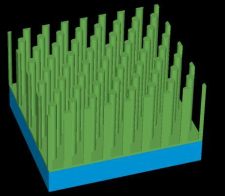 4.1.3 ZNO NANOSZERKEZETEK KARAKTERIZÁLÁSA ÉS FDTD SZIMULÁCIÓJA A nanorúd struktúra diffrakciós mérésénél az átlátszó zafír mintát hátoldalán keresztül világítottuk meg kollimált, 100 µm átmérőjű Ar (