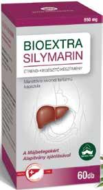 OI-128/1989 Bioextra Silymarin kapszula 30 vagy 60 db Intenzív májvédelem, már napi 1 kapszulával!