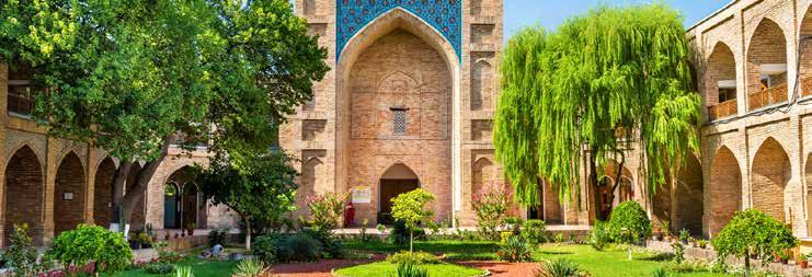 maradványainak, majd a Kok-Gumbaz (Kék kupola) mecset, a Dár al-sza ádat és a Dár al-tilávat (Timur Lenk apjának, valamint a helyi szajjidoknak, Mohamed próféta leszármazottainak díszes XV.