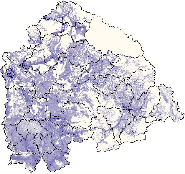 regionális Time területhasználati mérlegnek megfelelő területet el nem foglalja.