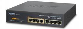 15,4W /csatorna, 59.3W teljes terhelhetőség. Nem menedszelhető! IEEE802.af POE Switch.