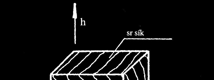 A fának,, mint ortotróp (ortogonálisan anizotróp) anyagnak a rugalmassági gi - alakváltoz ltozási jellemzıit legcélszer lszerőbb rost-, sugár-,
