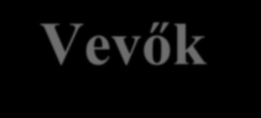 Vevők és a kapcsolódó gazdasági események Állománycsökkenések: engedmények, visszaküldés, kiegyenlítés, kivezetés» Ft és valuta/deviza esetén,» kapott előleg figyelembevételével,»