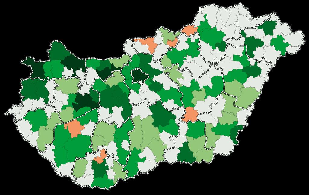 térkép n/a: Nem volt legalább 30 adatszűrt tranzakció mind 2013-ban, mind 2017-ben. Az 5.