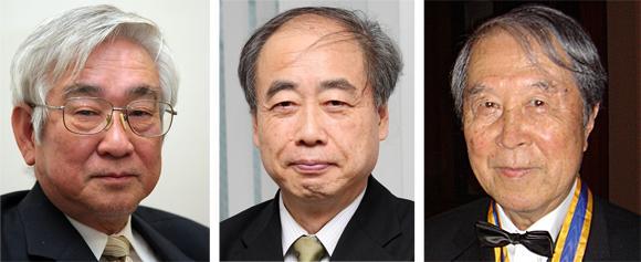 A 2008. évi fizikai Nobel díjat az alábbi három japán elméleti fizikus kapta.