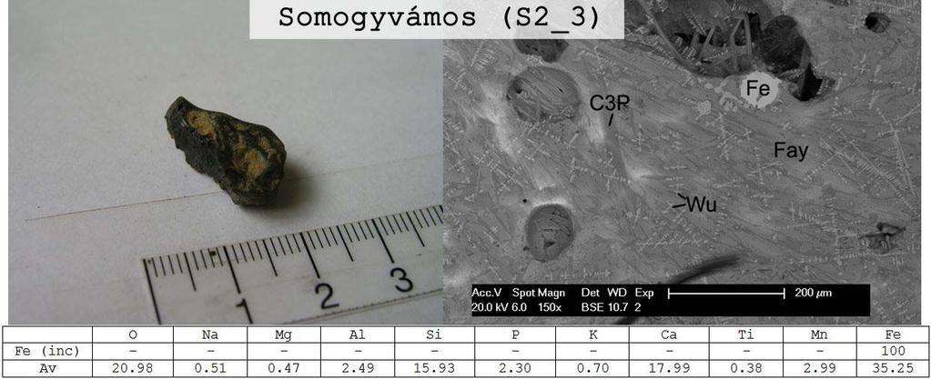 18 5. ábra: S2_1 jelű salakminta Somogyvámosról Fig. 5.: Slag sample S2_1 from Somogyvámos bloomery workshop 6. ábra: S2_2 jelű salakminta Somogyvámosról Fig.