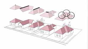 Tetőhajlásszög Kápolnásnyék klasszikus lakóterületein a családi házak tetőhajlásszöge közel azonos. Az új a környező épületekhez igazodó tetőhajlásszöggel épüljenek.