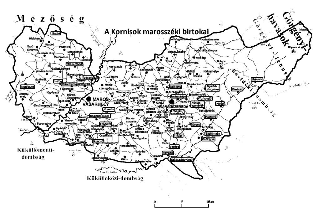 44 BA LOGH JU DIT HORN IL DI KÓ A Kornis Fe renc ha lá la után két év vel ké szült lustra Udvarhelyszéken már 301 Kornis-jobbágyot re giszt rált.