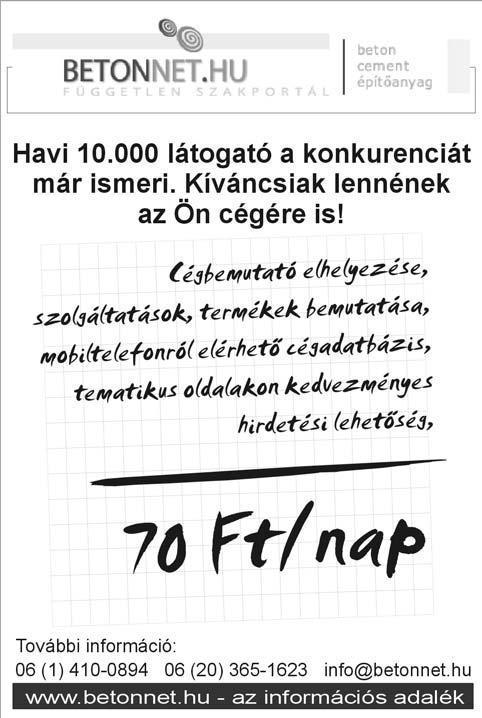 Sörétszórás, betonmarás, betonbontás. Kereskedelem Anyagok és segédanyagok értékesítése. Piacvezet gyártók rendszereinek forgalmazása. Cement kötés falazóblokkok nagy választékban.