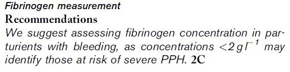 Akut vérzés a szülészetben Terhesség során fibrinogén szint (4.5-5.