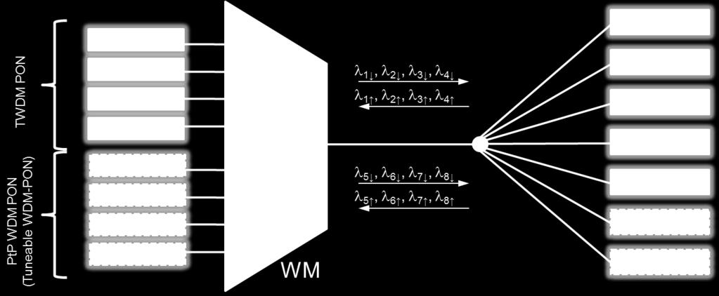 CT = Channel Termination WM = Wavelength Multiplexer Source: