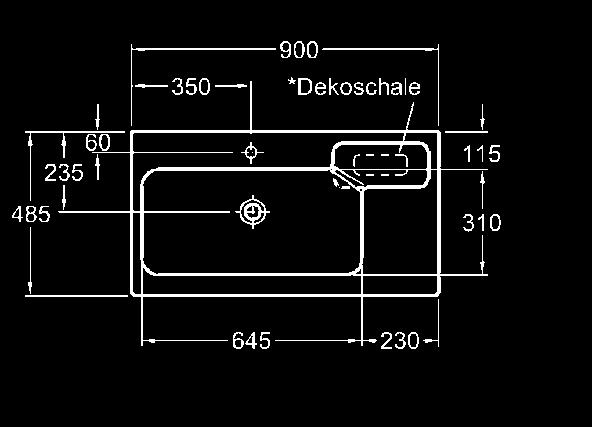 16 csaplyuk nélkül 75 x 48,5 cm KeraTect 124078 600 88