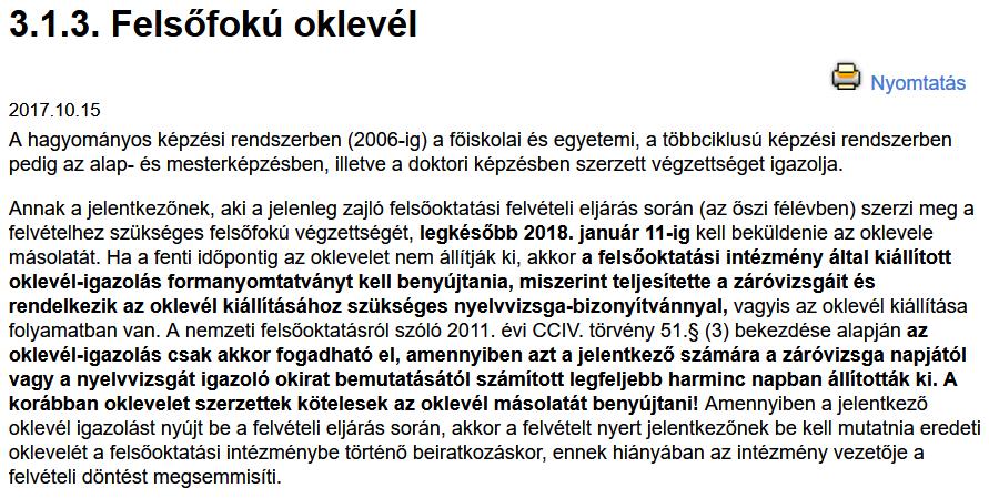 Ami örökös gond: a határidő + érvényesség! Fel kell tölteniük (be kell küldeniük) minden dokumentummásolatot 2018.