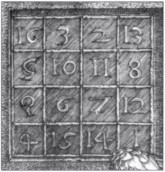 B vös négyzet (magic square) Olyan (ált.