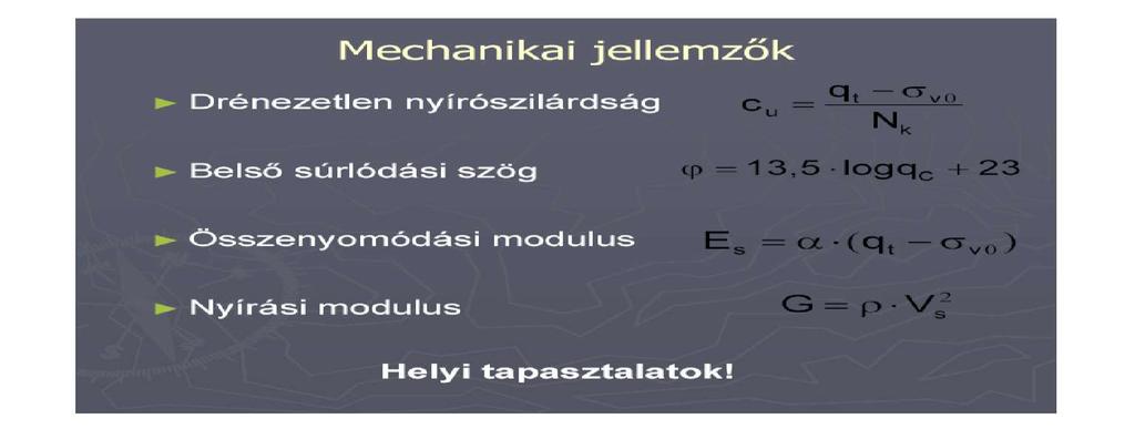 CPTU szondázásból
