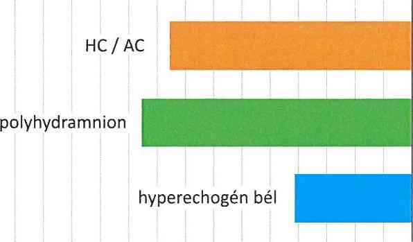 vizsgálatot végeztünk, amelynek során olyan várandósok ultrahang leleteit tekintettük végig, akiknek az adott áldott állapotból cystás fibrosissal diagnosztizált gyermeke(ik) születtek.