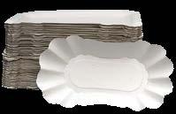 50 Akció  tányér papír 26cm (1=50 tányér) 50 Habtálca, ovális 35x24,7 cm (fehér vagy