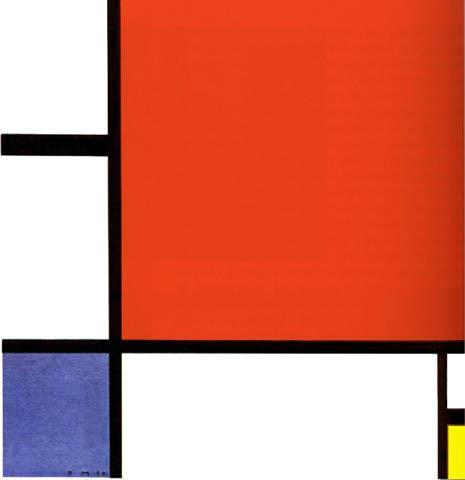 55 E logika alapján tehát Mondrian tényleg absztrahál, Malevics viszont hiperrealista, esetleg idealista festő. 7. Malevics: Fekete és vörös négyzet (1915) 8.