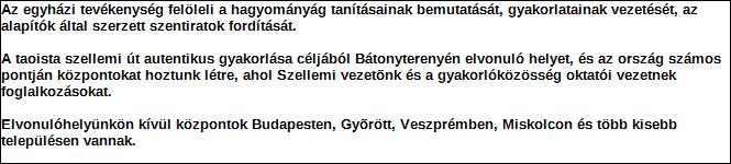 1. Szervezet / Jogi személy szervezeti egység azonosító adatai 1.1 Név: Szervezet 1.2 Székhely: Szervezet Irányítószám: 1 1 8 1 Település: Budapest Közterület neve: Közterület jellege: Csontváry K. T. utca Házszám: Lépcsőház: Emelet: Ajtó: 5 8 48 1.