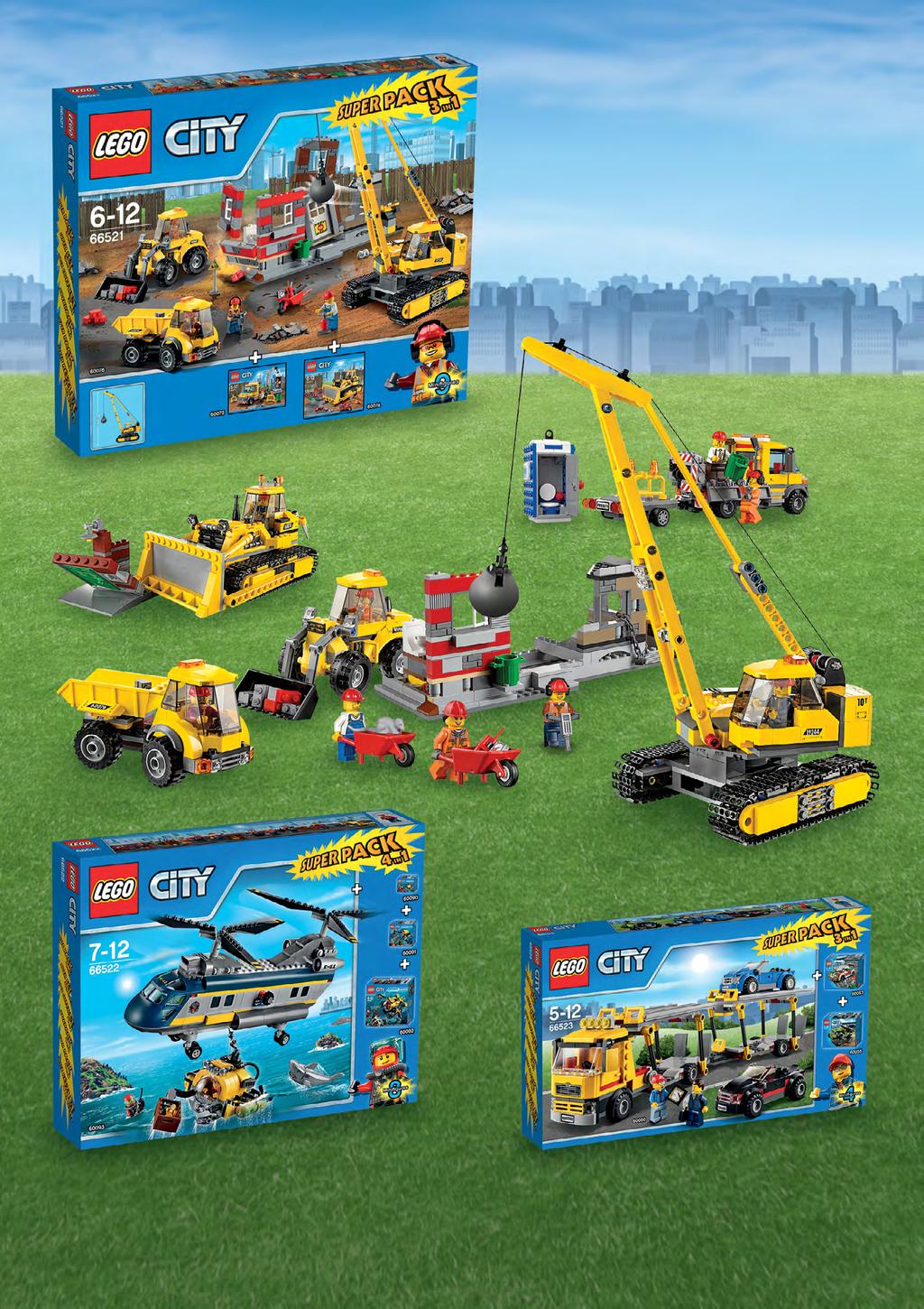 EGY SZUPER AJÁNLAT A LEGO CITY RAJONGÓKNAK Az utóbbi idők legsikeresebb LEGO City szériája a bontási terület volt.