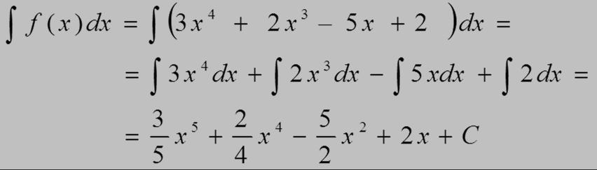 Példa: keressük az f(x) = 3x 4 +