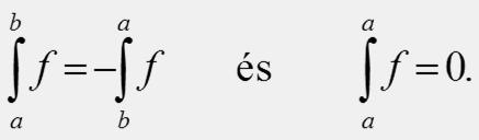 Ha f integrálható az [a,b] intervallumon, akkor Tétel: Ha f integrálható és folytonos az [a,b] intervallumban, akkor létezik