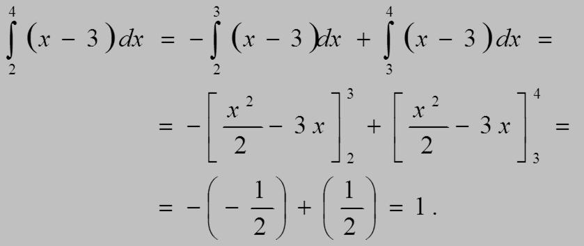 Példa. Számítsuk ki az határozott integrál értékét a Newton-Leibniz formula segítségével!