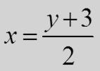 Példa 1: Adjuk meg az f(x) = 2x 3 függvény inverzét! D f = R f = R. A hozzárrendelés kölcsönösen egyértelmű, tehát létezik az inverz függvény. (Ráadásul a függvény monoton növekvő.