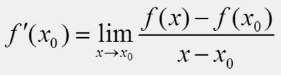 A differenciahányados nem más, mint az adott f(x) függvény f(x) és f(x 0 ) pontján átmenő szelő meredeksége: f(x) f(x 0 ) f(x) f(x 0 ) x 0 x x 0 x Kalkulus MIA 76 Ha létezik az f(x) függvény x 0
