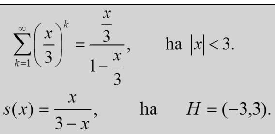 bármely x 0 H-ra a határérték létezik.