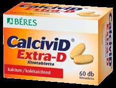 alcium és D-vitamin pótlására az oszteoporózis specifikus terápiájának kiegészítéseként.