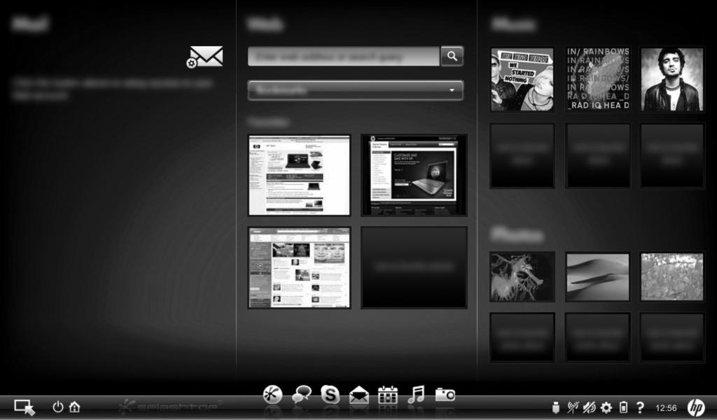 3. fejezet: A HP QuickWeb használata (csak egyes típusokon érhető el) A HP QuickWeb első elindítása A rendszer első elindításakor, miután beüzemelte a Windows rendszert, megjelenik a QuickWeb