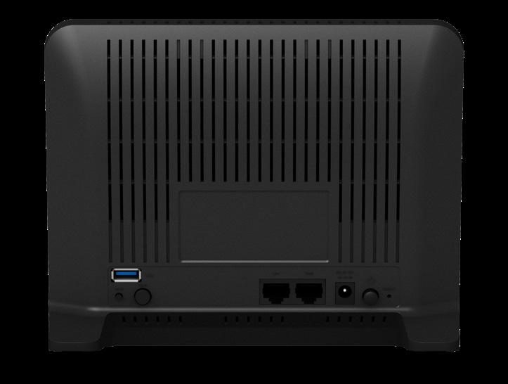 2T2R nagy teljesítményű belső antenna (2,4 GHz/5 GHz) LAN-port 1 db gigabites WAN-port 1 db gigabites Külső port USB 3.